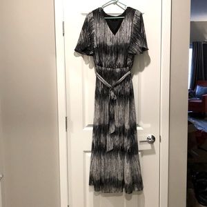 Lane Bryant Black and White Maxi Dress. Size 14.